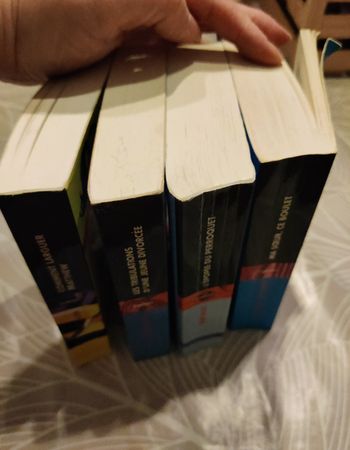 Lot 4 livres romance