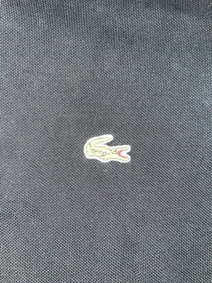 Polo Lacoste Chemise Noir 👕 - photo numéro 3