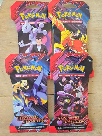 Pokemon EV10 lot de 4 boosters Sleeves