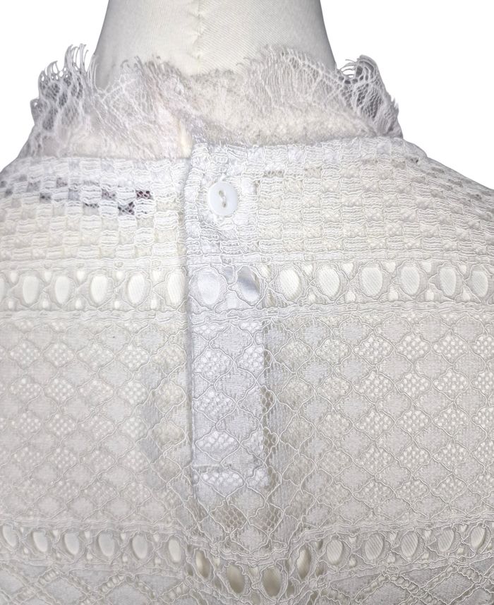 Blouse manches longues Comptoir des Cotonniers – Taille S – Blanc – État : Très bon - photo numéro 4