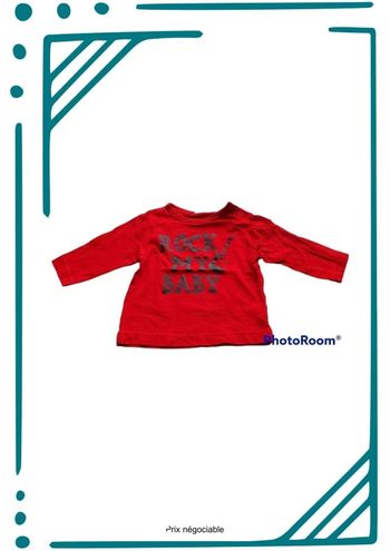 🌈 T-shirt/pull fin garçon 6 mois
🌈