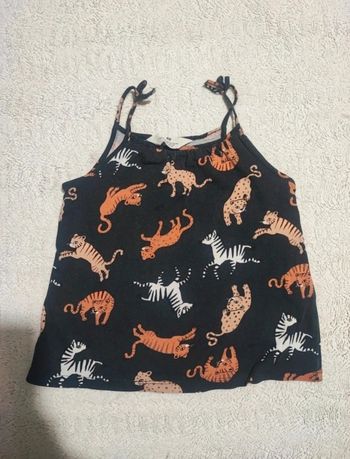 Débardeur à bretelles H&M taille 4-6 ans