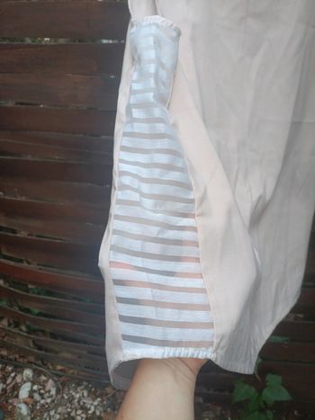 Blouse rose pâle