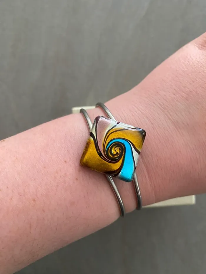 Bracelet verre de Murano - photo numéro 2