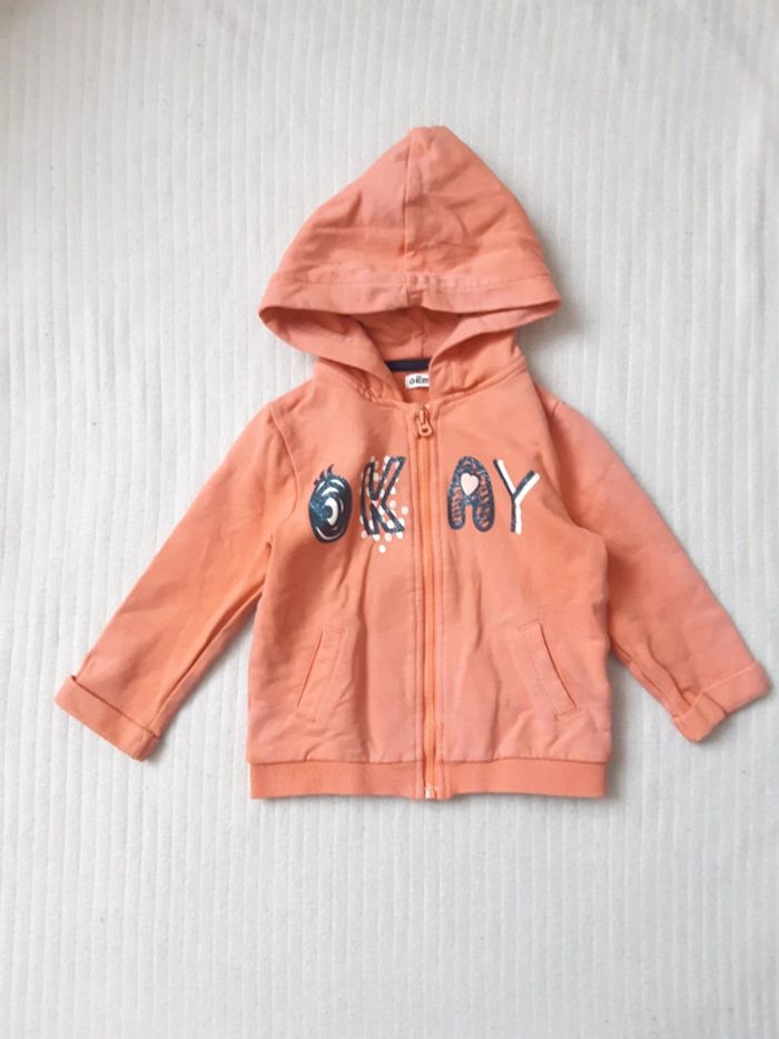 Gilet zippé à capuche Gémo 18 mois