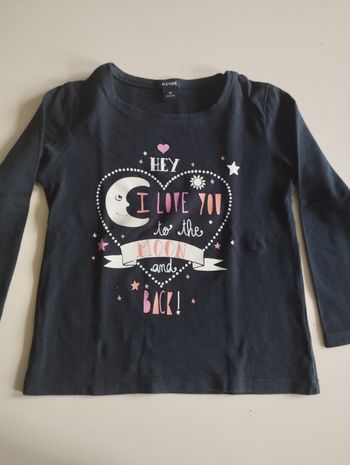 Tee shirt manches longues fille 4 ans