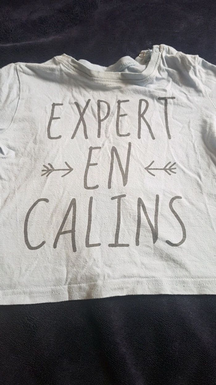 Tee shirt bleu kimadi - photo numéro 2