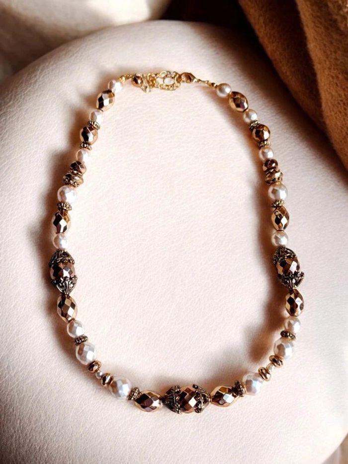 Magnifique collier de perles vintage - photo numéro 8