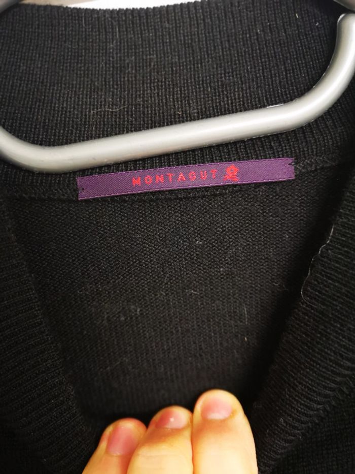 Pull moulant col rond noir taille L - photo numéro 2