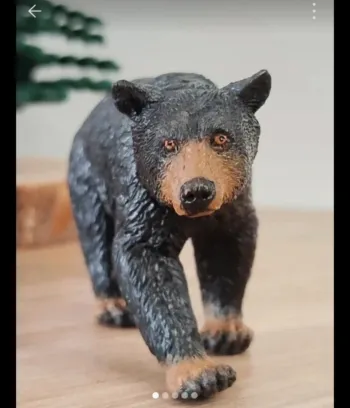 PAPO ours noir Figurine animal de la forêt