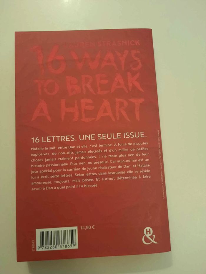 16 ways to break a heart de Lauren Strasnick - photo numéro 2