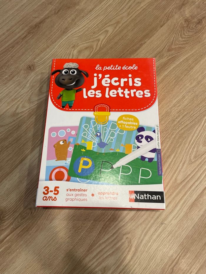 Jeu J’écris les lettres Nathan Petite école - photo numéro 1