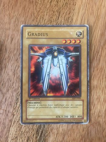 Carte Yu-Gi-Oh! Gradius SDP-F089 1ère édition