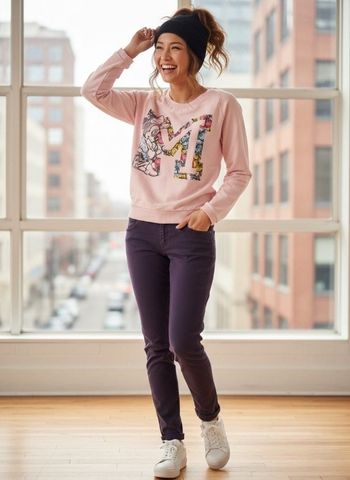 Sweat Disney Minnie Mouse- Rose Pastel