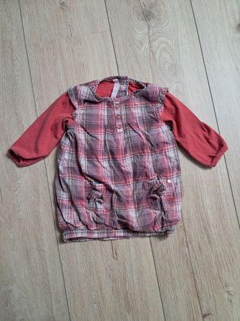 Robe manches longues taille 6 mois