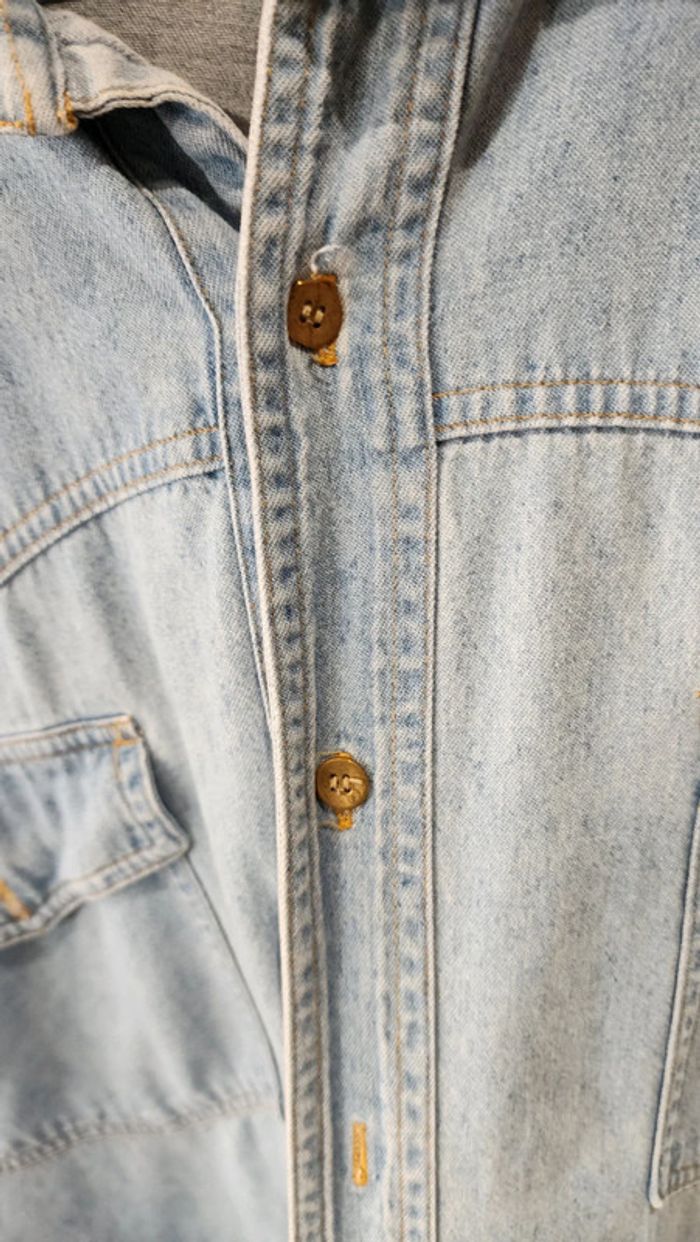 Chemise unisexe en jean taille XL - photo numéro 6