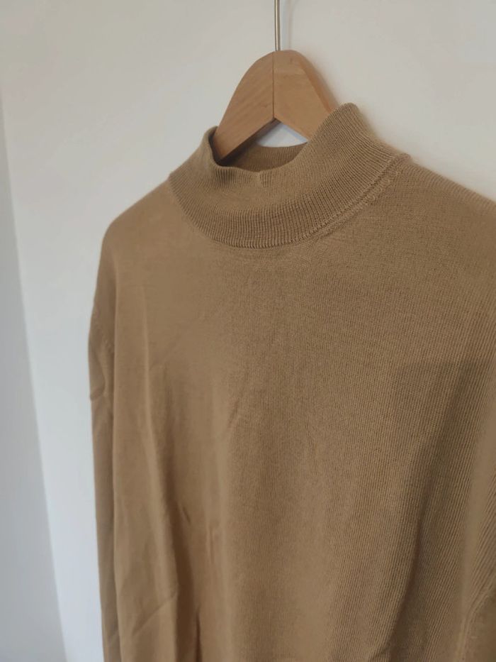 Pull col montant l'homme moderne 50% mérinos XL - photo numéro 2