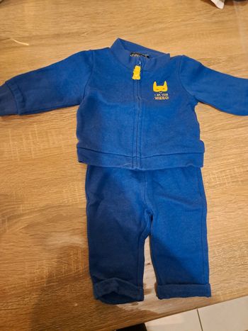 Ensemble jogging bleu In extenso 3 mois
