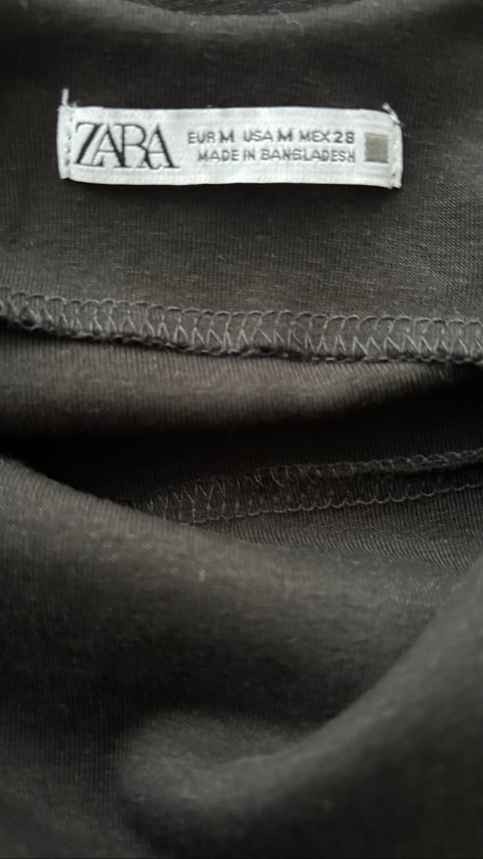 Robe noire dos nu ZARA Taille M - photo numéro 3