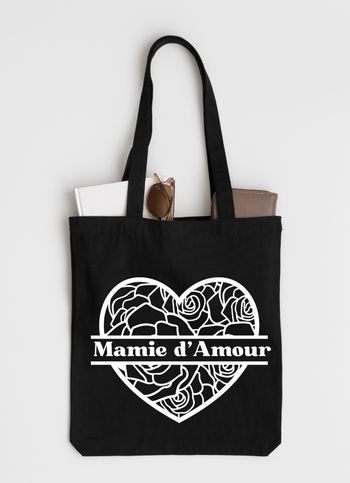 sac mamie noir - cadeau pour mamie
