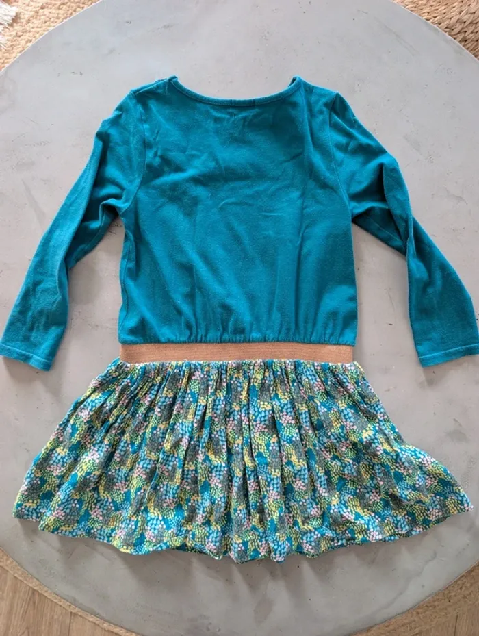 Robe manches longues ceinture dorée 6 ans Du pareil au Même - photo numéro 2