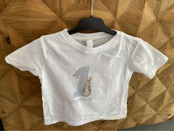 Tee-shirt Pierre Lapin prénom Raphaël