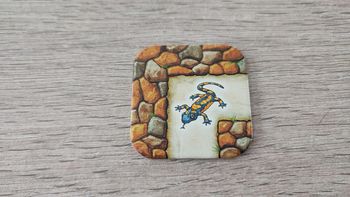Plaque couloir angle gecko pièce détachée jeu de société Labyrinthe Ravensburger #A80