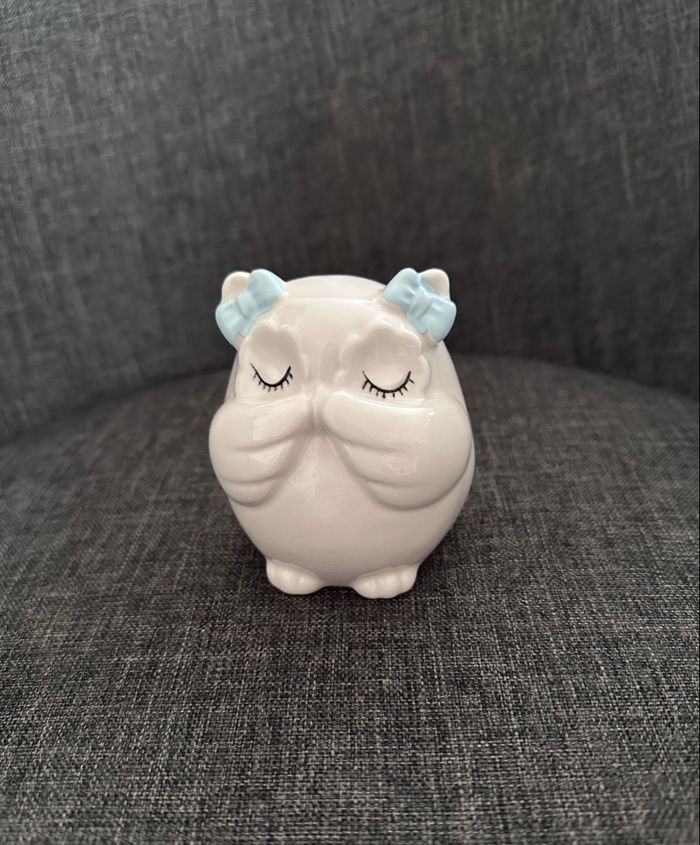 💜 Magnifique figurine hiboux blanc maison du monde 💜