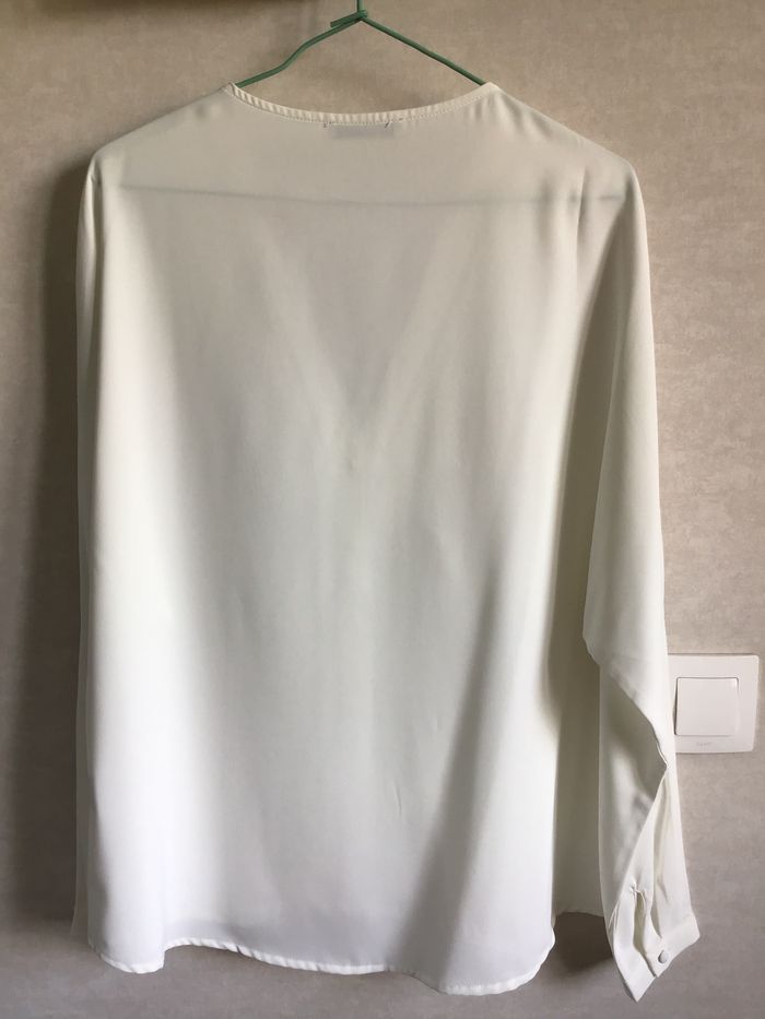 Blouse crème marque Unika taille M - photo numéro 6