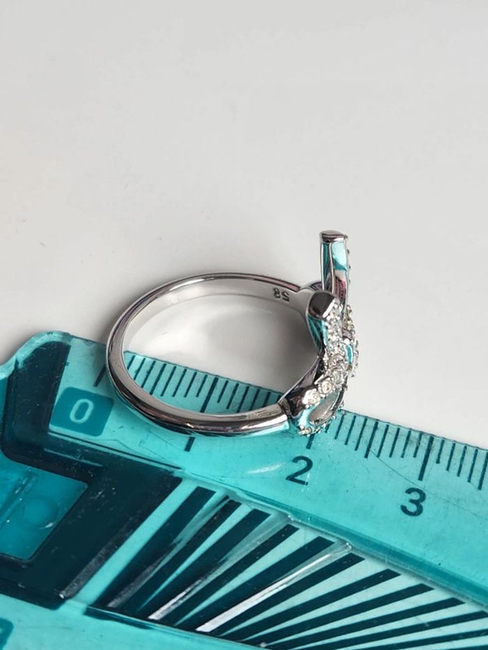 Bague Nœud Swarovski Taille 63 - photo numéro 8