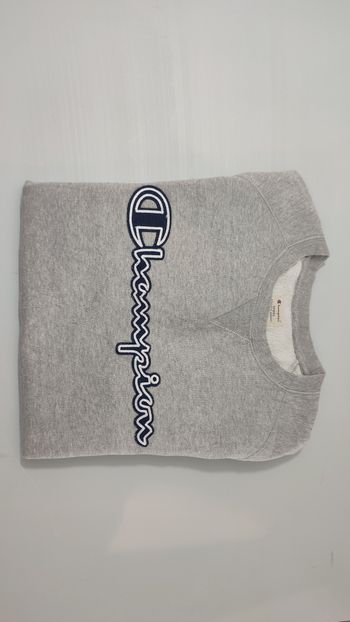 Vêtement Homme Pull sweat gris Champion taille M #Retrostreet