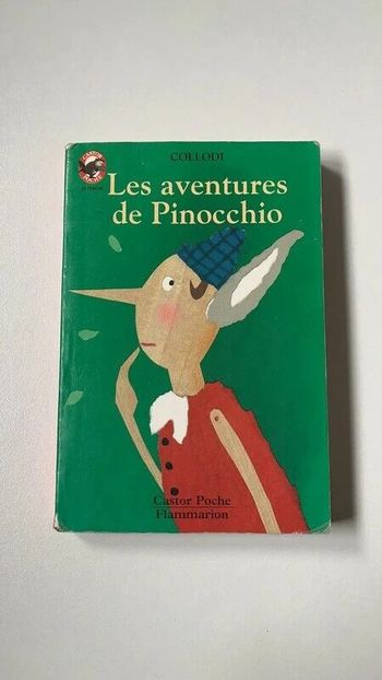 Ancien livre les aventures de Pinocchio Collodi - Castor Poche 1996