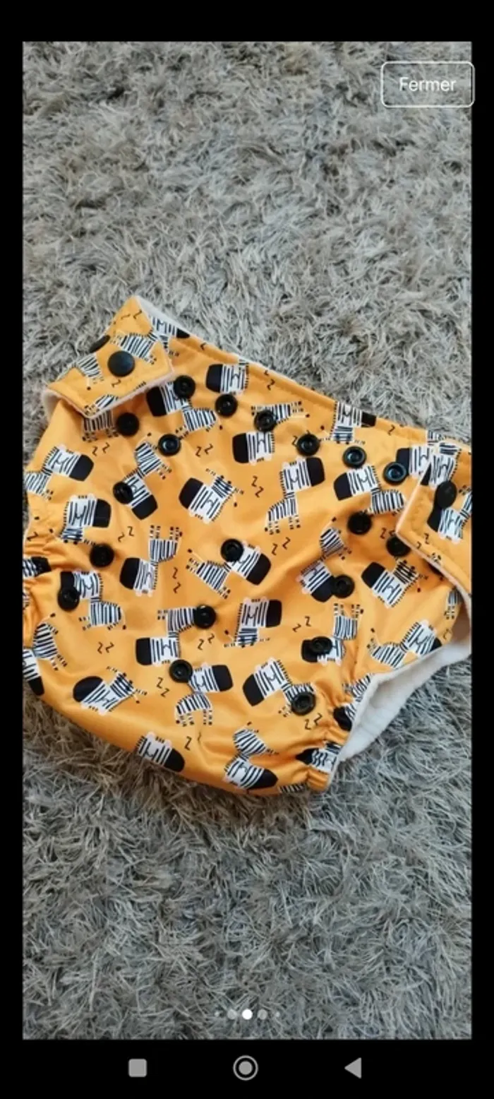 Lot de deux couches lavables et Insert neuve jamais porté - photo numéro 8