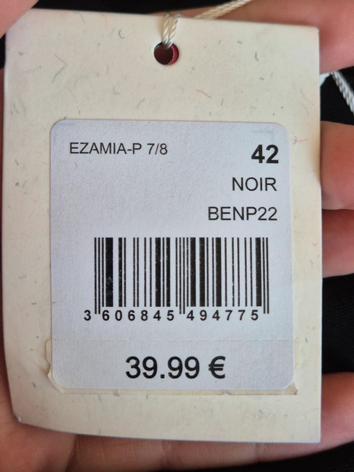 Pantalon chino noir Nafnaf 42 - photo numéro 6