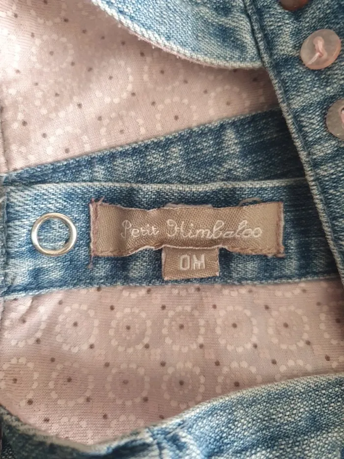 Robe en jeans Naissance - photo numéro 2