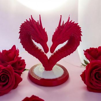 🐉Dragon en forme de cœur🐉