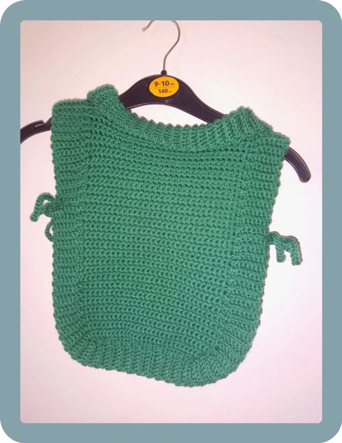 Pull bébé sans manche 12/18 mois - photo numéro 2