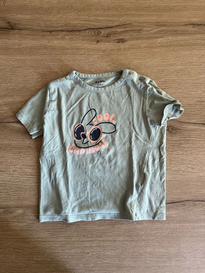 Lot tee shirt, tee shirt manches courtes, maillot, garçon taille 24 mois. - photo numéro 6