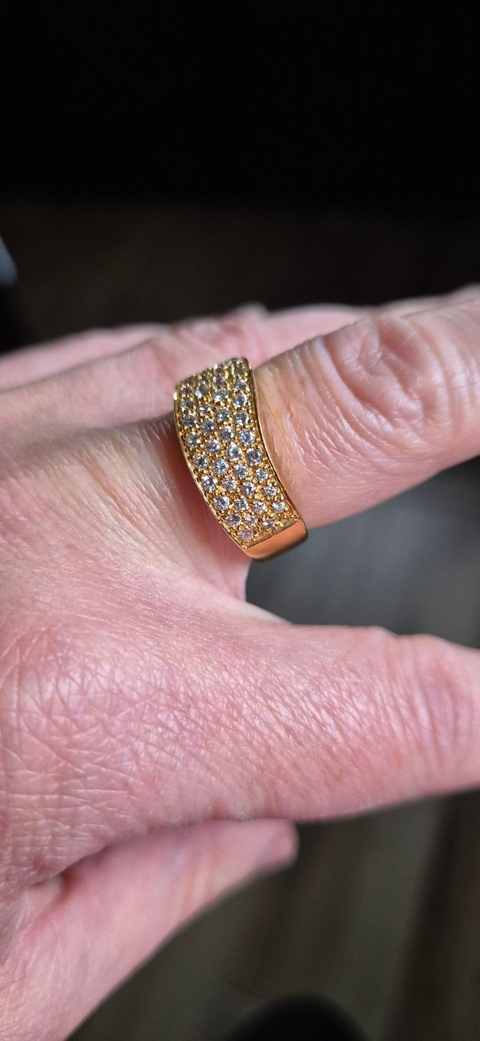 Bague plaquée or - photo numéro 2