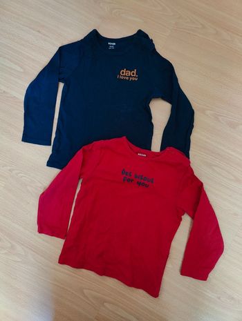 Tee shirts ML garçon Kiabi 3 ans