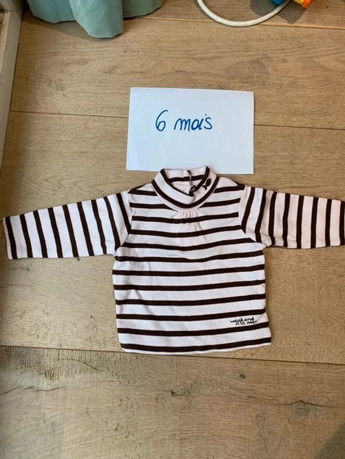 Col roule marinière 6 mois