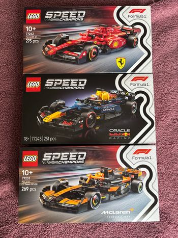 Lot de 3 lego speed champions 