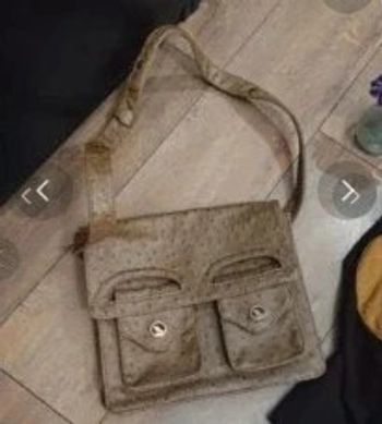 Sac bandoulière nice things neuf Camel cuir
