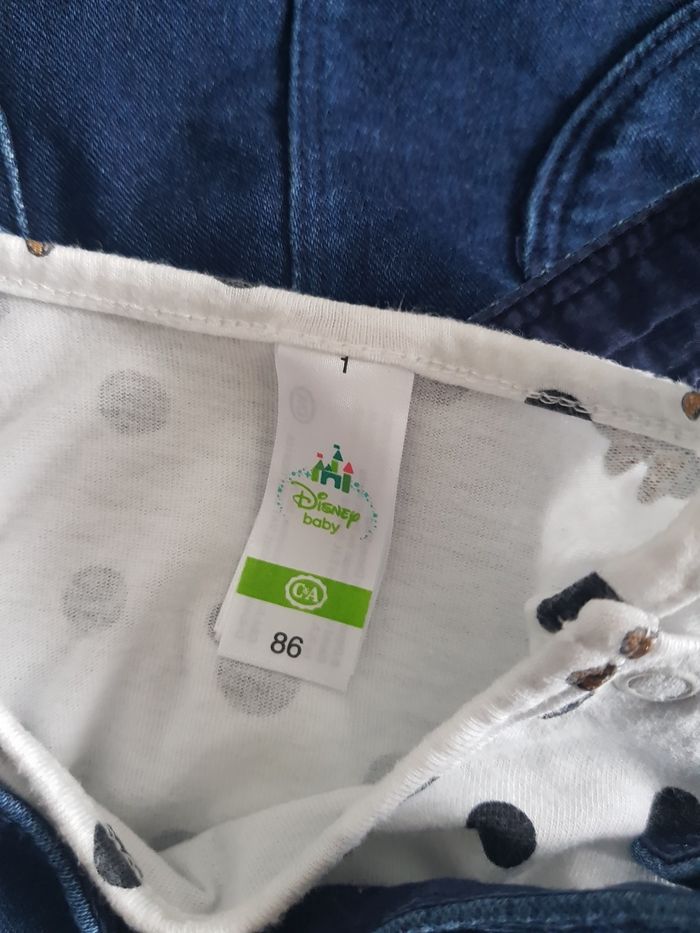 C&A - Disney - Ensemble salopette jupe en jean + tee-shirt manches longues - photo numéro 6