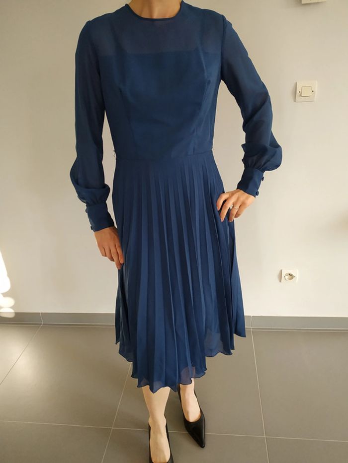Robe bleue Vintage