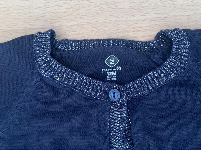 Cardigan gilet 12 mois - photo numéro 3
