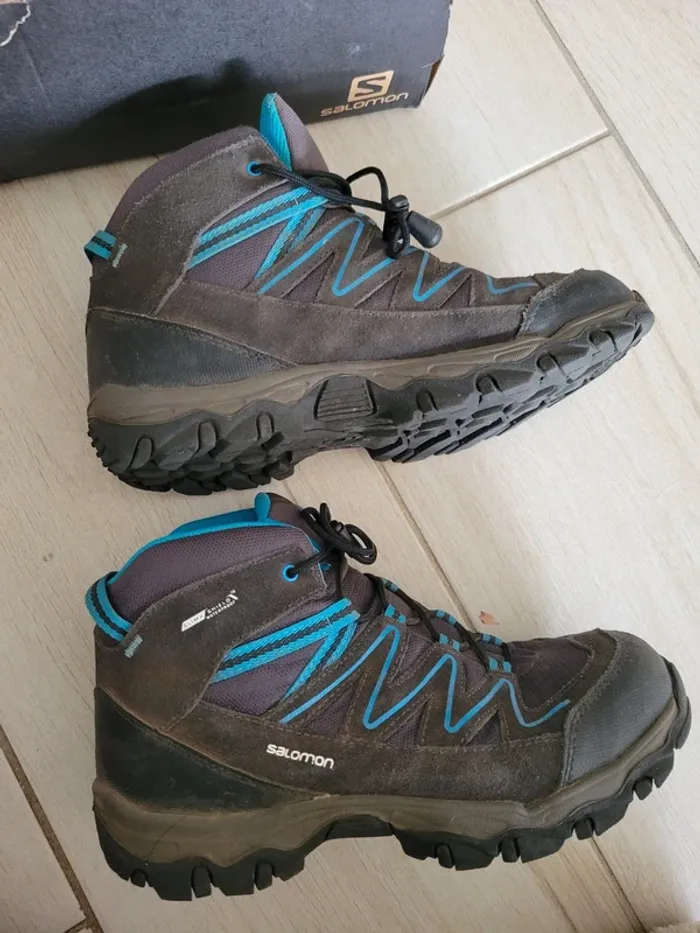 Chaussures de randonnée Salomon 38,5 - photo numéro 2