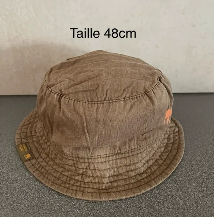 Bob beige taille 48cm 6/12 mois Jungle fever