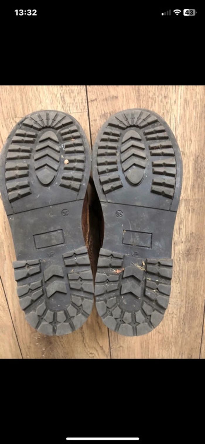 Boots cuir 35 - photo numéro 5