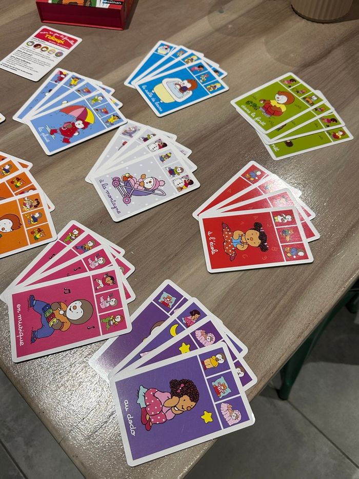 Jeu de 7 familles tchoupi neuf sans étiquette - photo numéro 2